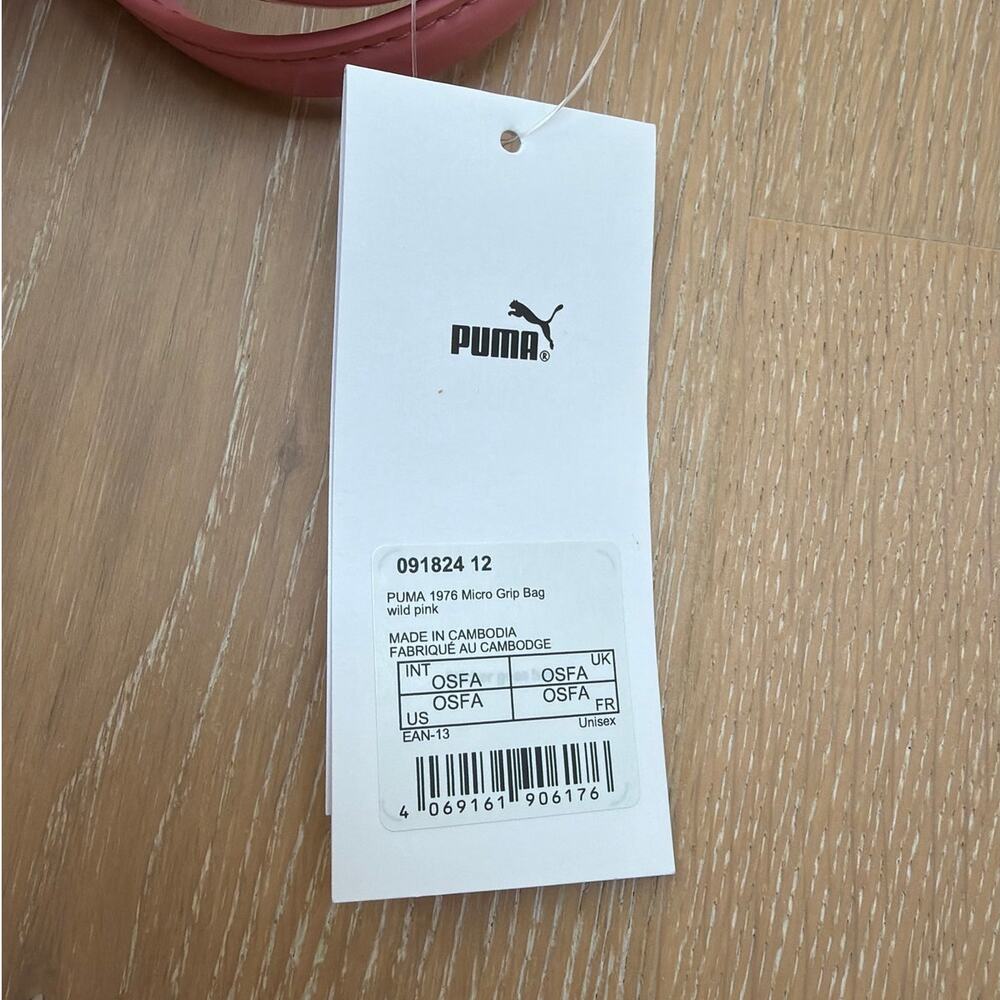 Puma Micro Bag Archive 1976 Size Mini Pink White - Picture 3 of 4